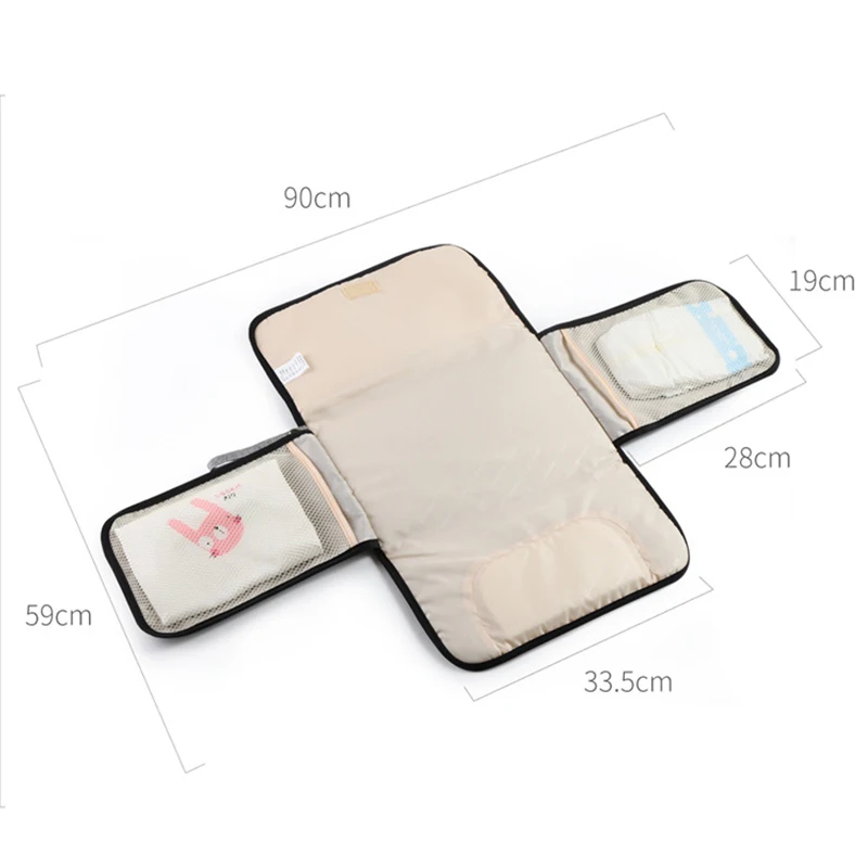 Waterproof Multi Function Portable Multifunction Diaper Changing Bag Pad Baby Mom Clean Hand Folding Mat Infant Care Products