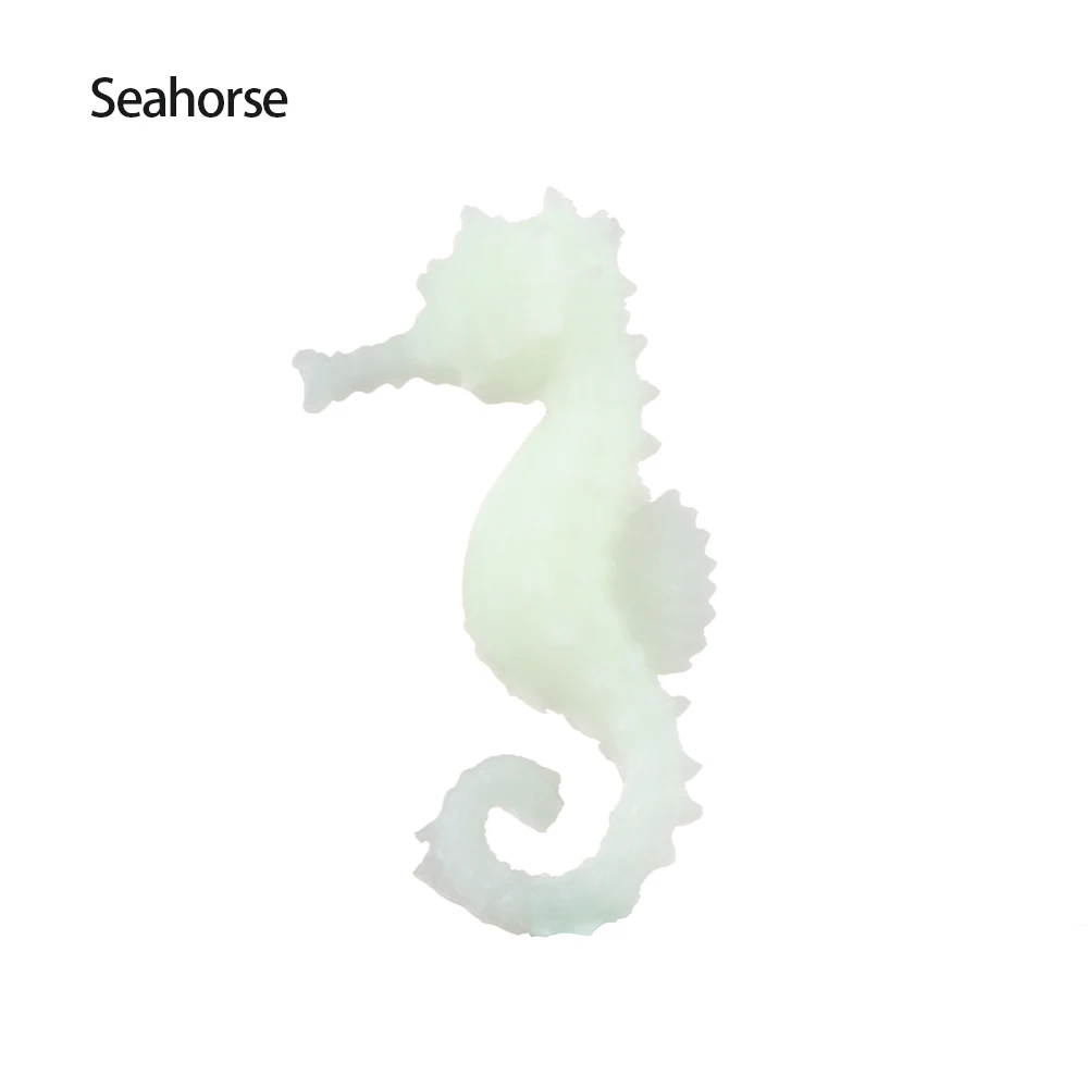 Seahorse 3 шт./компл. мини Медузы/Морской конек/пуховая модель DIY ювелирных изделий материалы Смола ремесло поставки Смола аксессуары для форм - Цвет: Seahorse