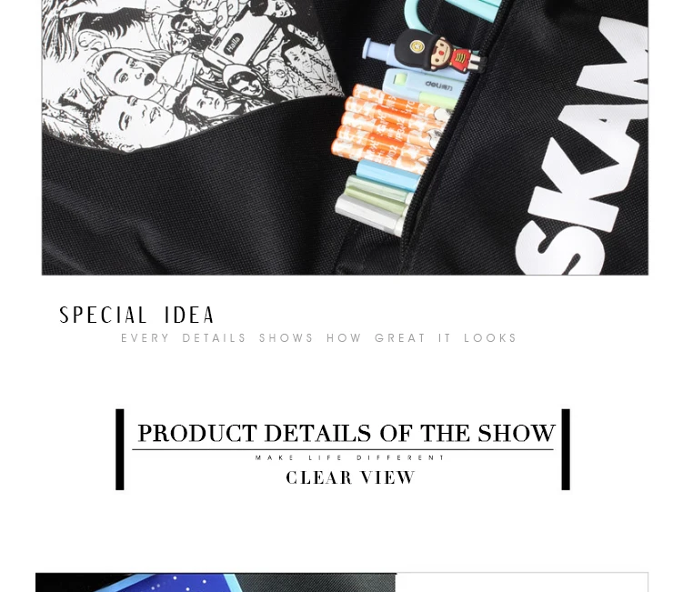 SKAM Backpack American Sope Opera Isak Even Daypack (12)