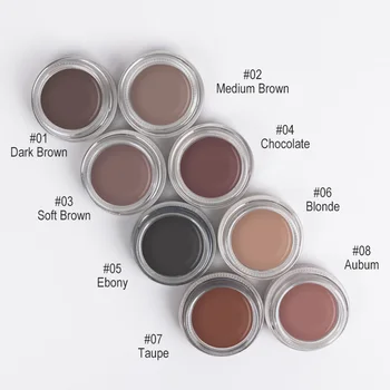 

VERONNI Professional 8 Colors Eyebrows Tint Makeup Waterproof Pomade Gel Long lasting 3D Natural Brown Eye Brow Enhancer Cream