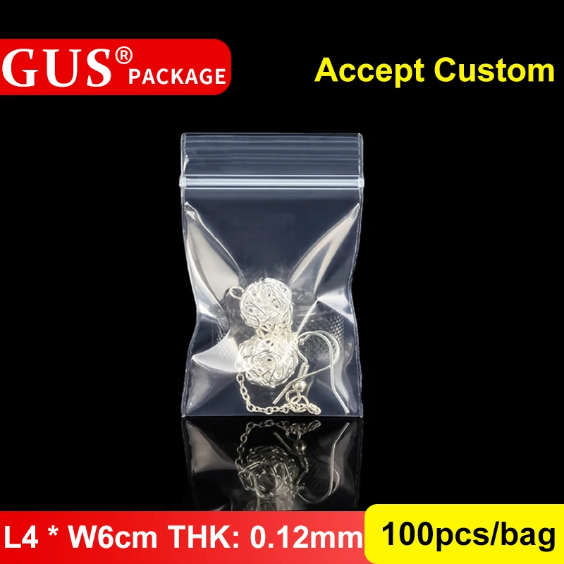 4*6cm Thickness 0.12mm Plastic Thicken Mini Cute Coins Medicine Pill Powder Tablet Capsule Ziplock Pocket Transparent Custom Bag | Дом и сад