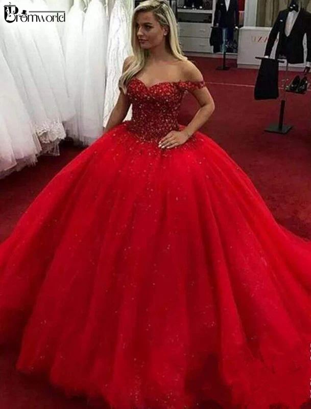 Красное милое бальное платье со шнуровкой отделанный кристаллами тюль 16 милых платьев vestido 15 anos платье для выпускного вечера