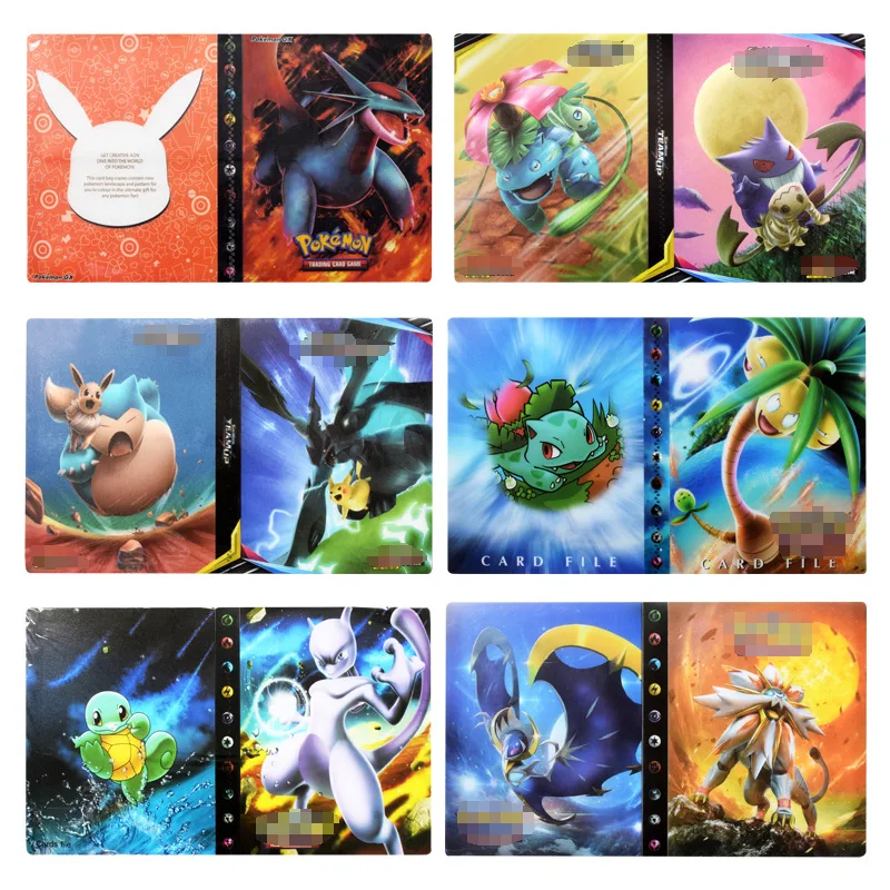 Takara Pokemon Card Album 112 240 карты Пикачу настольная колода игра игрушки PTCG аксессуары карты Коллекция Книга