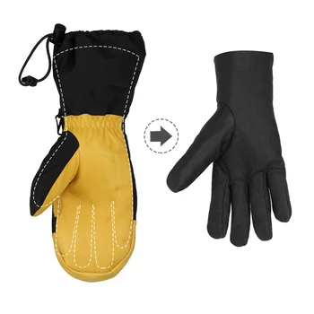 

Waterproof Winter Ski Gloves Mittens Snow Snowboarding Warm Men Women Outdoor Sport Quick Clean Nylon Gloves