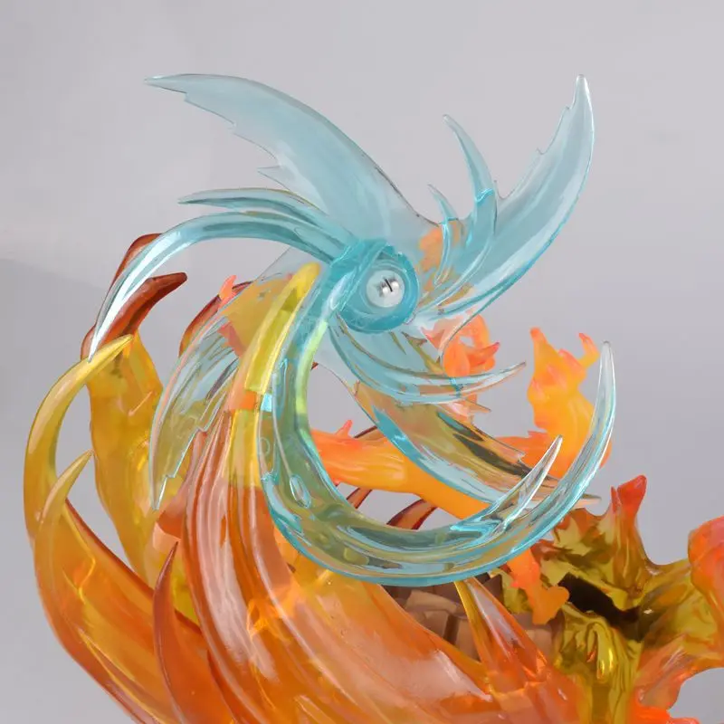 35 см Наруто GK Nine Tail Mode Uzumaki Наруто может светильник статуя ПВХ фигурка Коллекция Модель игрушки X3745