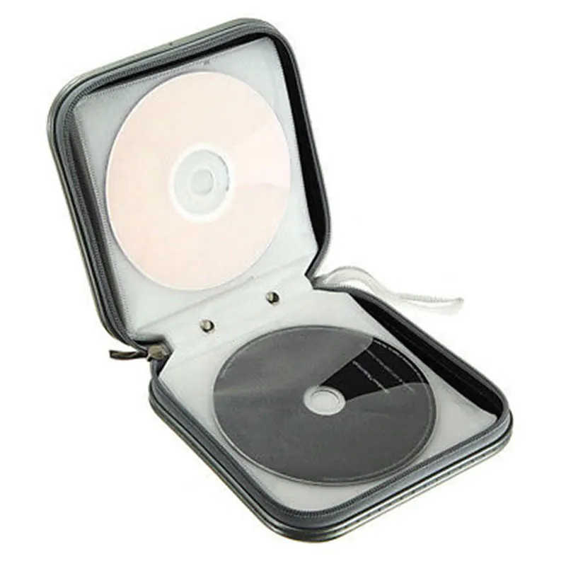 40 CD DVD чехол Подставка для дисков держатель коробка CD рукав бумажник идеально подходит для автомобиля