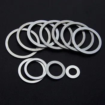 

50pcs M2 ultra-thin flat washers gaskets aluminum washer gasket 5mm-7mm outer diameter 0.1mm-1mm thickness