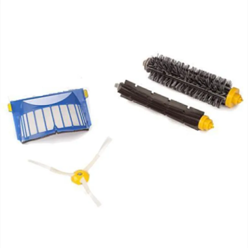 

Aerovac Filter+3 Arms Side Brush+Bristle and Flexible Beater Brush for iRobot Roomba 600 610 620 630 650 660