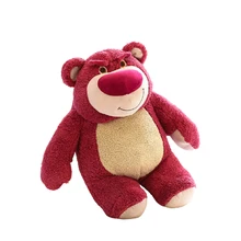 Toy Story – ours en peluche à fraises, 27cm, Kawaii, jouet pour enfants, partenaire de couchage, cadeau de noël et d'anniversaire