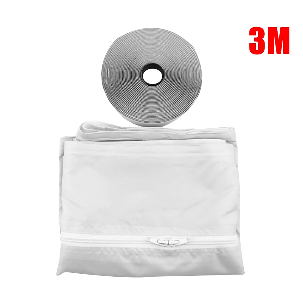 White 3m Герметичная оконная уплотнительная тканевая пластина для мобильных кондиционеров кондиционеры водонепроницаемые Мягкие гибкие P7Ding - Цвет: White 3m