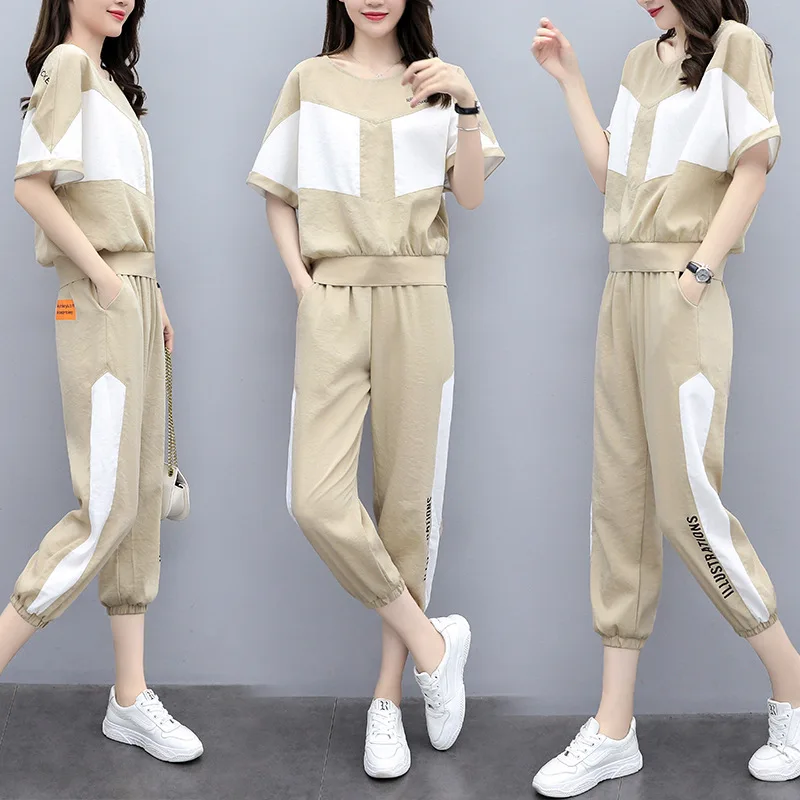 

Set/Suit Skirt Fashion Comfortable 2019 Summer Cool Casual Crew Neck Elegant