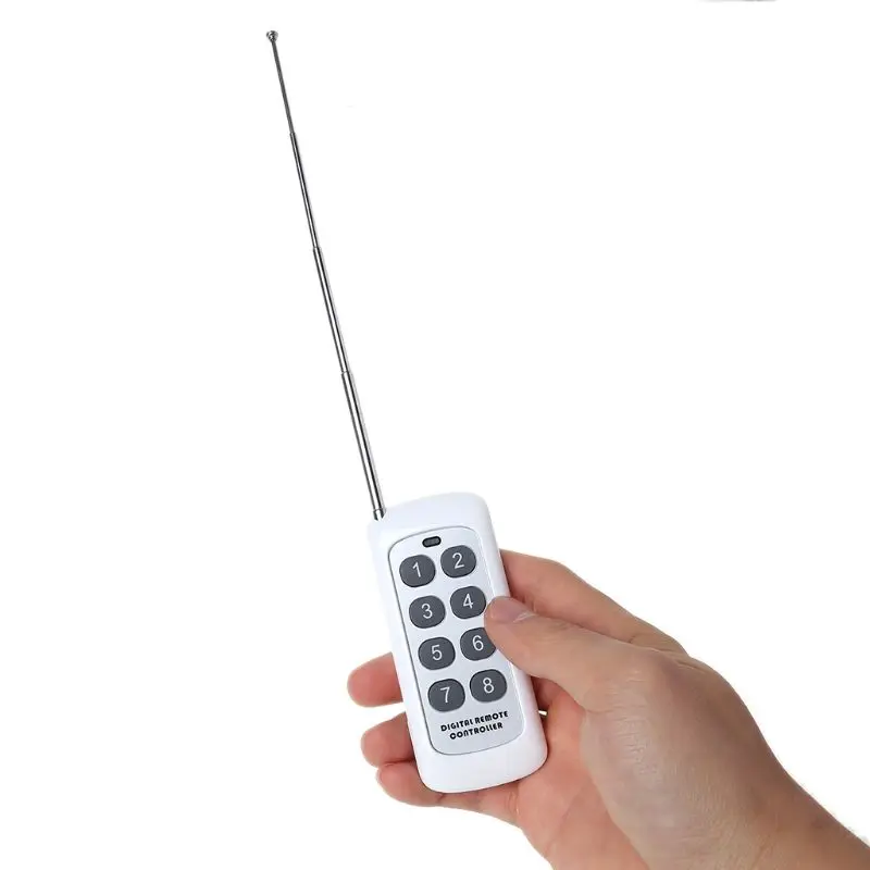 1 комплект 433Mhz DC 12V 8 ch RF беспроводной пульт дистанционного управления приемник передатчик