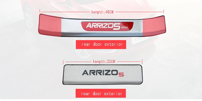 Для Chery ARRIZO5 ARRIZO 5 Добро пожаловать педаль из нержавеющей стали Модифицированная дверная порога педаль заднего охранника автомобильные аксессуары