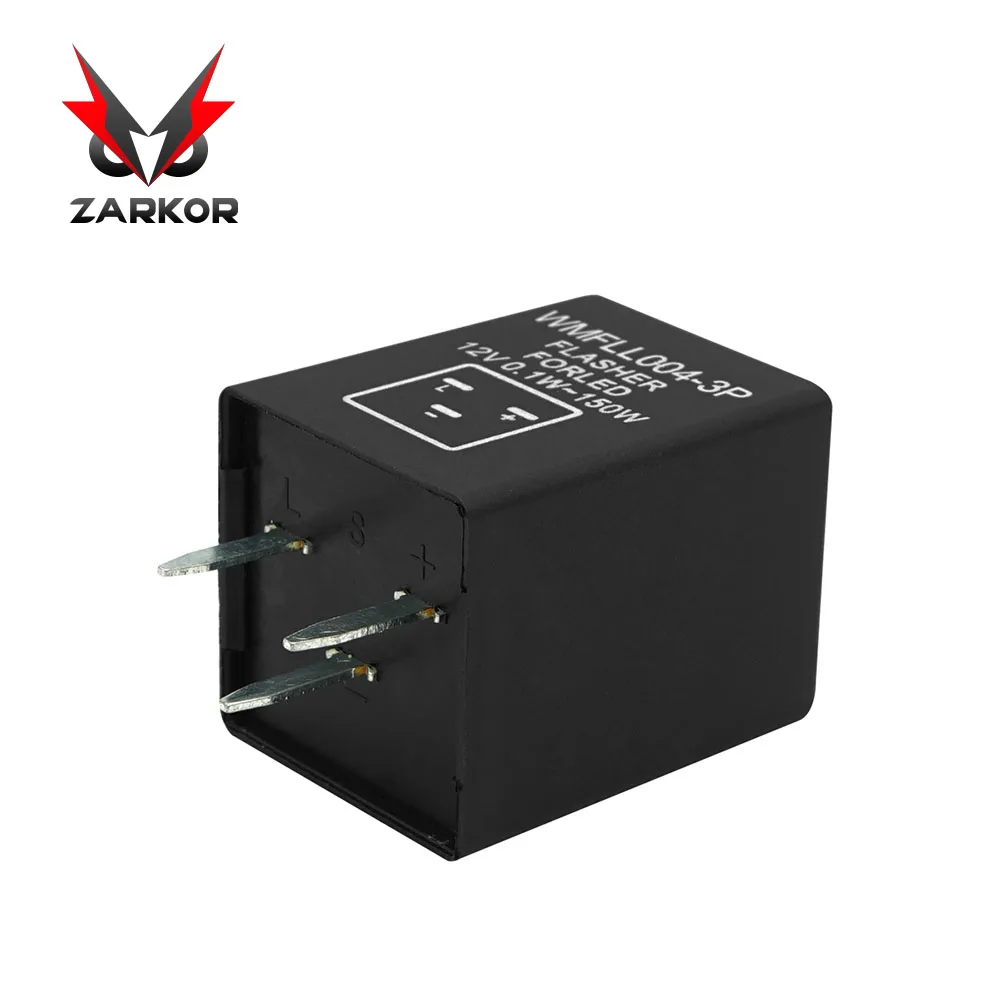 Sarkor 3 PIN Fix поворотник Hyper Flash Issue 12V 0,1 W-150 W регулируемое частотное реле автомобильный указатель поворота мигалка светильник