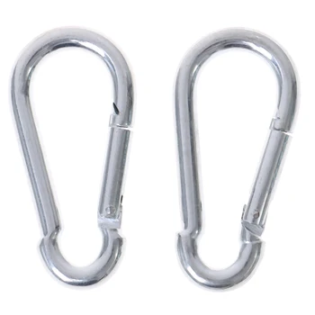 Günstige 2 Stücke Hardware Frühling Clip Snap Haken Schaukel Sitz Stecker Spielplatz Trapeze