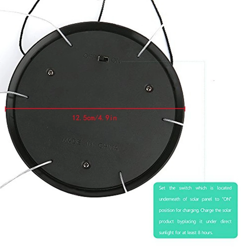Solar Wind Chime Light Fall Maple Outdoor Solar Wind Mobile Changing Color Decoration Lights for Patio Deck Garden