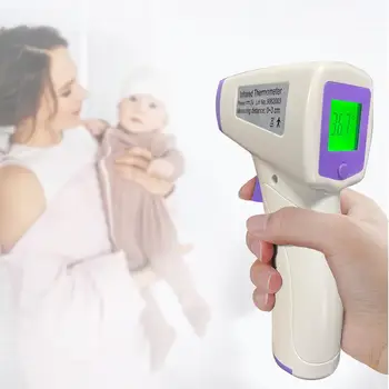 

Portable ABS Non-contact Infrared Digital Baby Forehead Thermometer Forehead Ear Adult Body Surface Fever for Kids Children