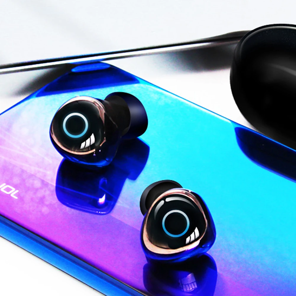 OVEVO шумоподавление TWS Bluetooth 5,0 беспроводные музыкальные наушники водонепроницаемые спортивные наушники с зарядным устройством