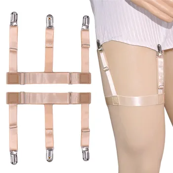 

Adjustable Men Shirt Stays Garters Elastic straps Leggings Legs Girdle Anti-off Clip Anti-slip Harness Crease-Resistance Garter