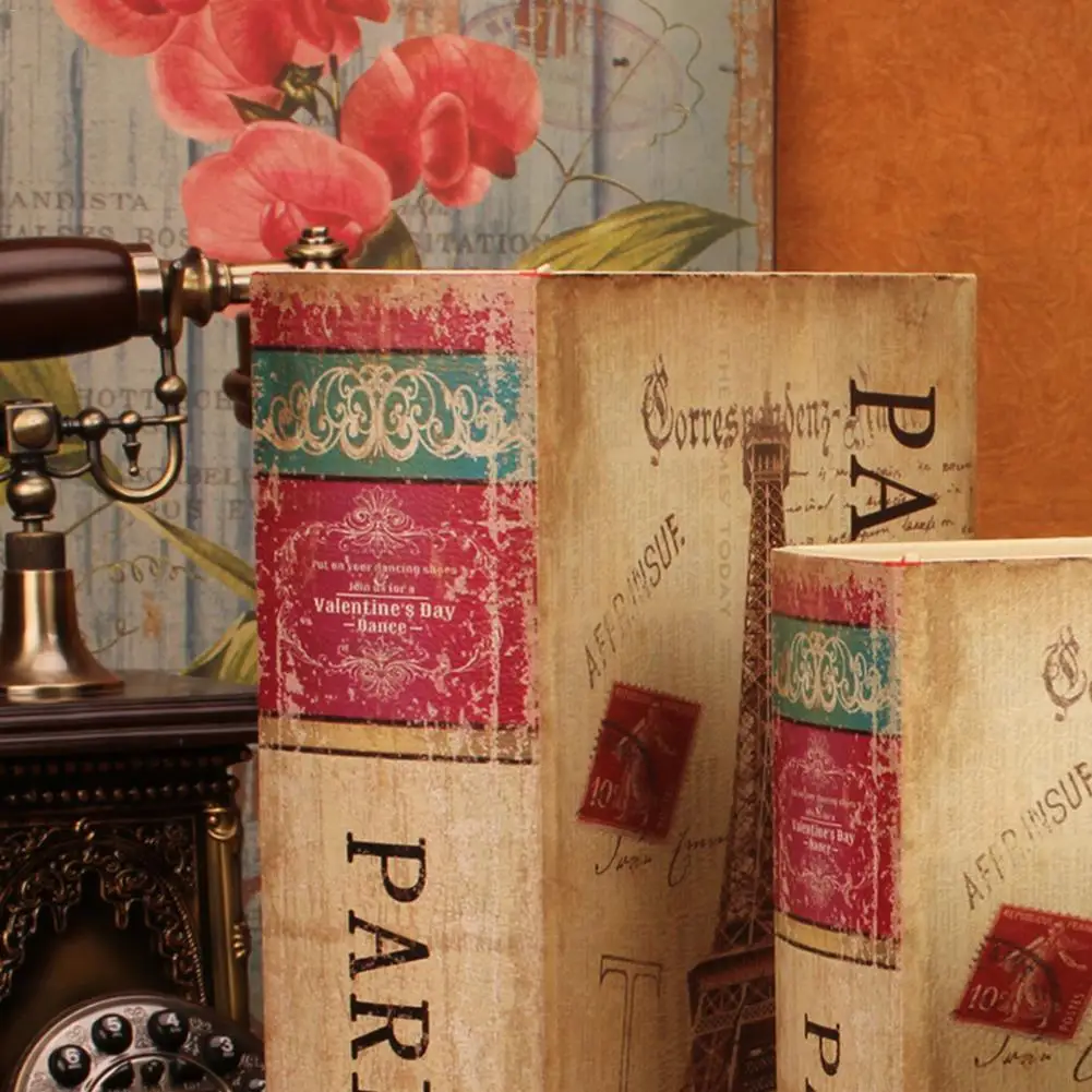 Учебная комната книга-реквизит многофункциональный хранения поддельная книга декоративная коробочка Художественный альбом коробки