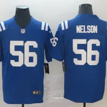 Мужская футболка в стиле Индианаполис 1 Colts Quenton Nelson