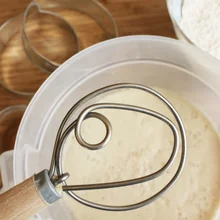 Изогнутый Европейский Хлеборезка мука катушка миксер палочка для муки набор скребок для смешивания палка нож для хлеба 6 лезвий кухонные инструменты для дома