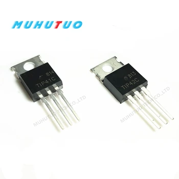 

10PCS TIP41C NPN TIP42C PNP TO-220 power transistor in-line