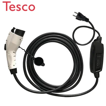

Type 1 J1772 ev plug 16A Dousida EVSE Charger with schuko ev plug