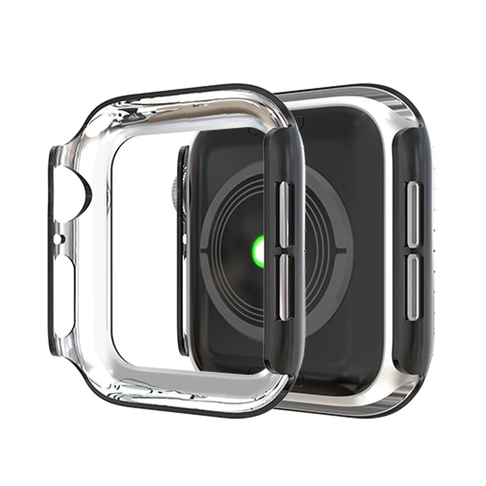 Для Apple Watch серии 4, версия 1, 2, 3, ремешок Алмазный кейс средство защиты ПК чехол для наручных часов iWatch 38/42/40/44 мм Анти-Царапины чехол-бампер аксессуары