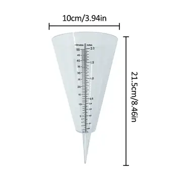 

Cone Rain Gauge Conical Rain Gauge for Outdoor Garden Yard Measurement