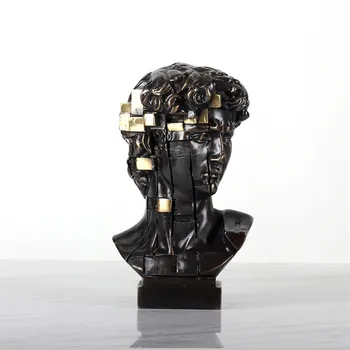 

Modern Simple David Art Sculpture Giuliano De' Medici Agrippa Statue Craft Desktop Decorations Creative Copper for Home R3635