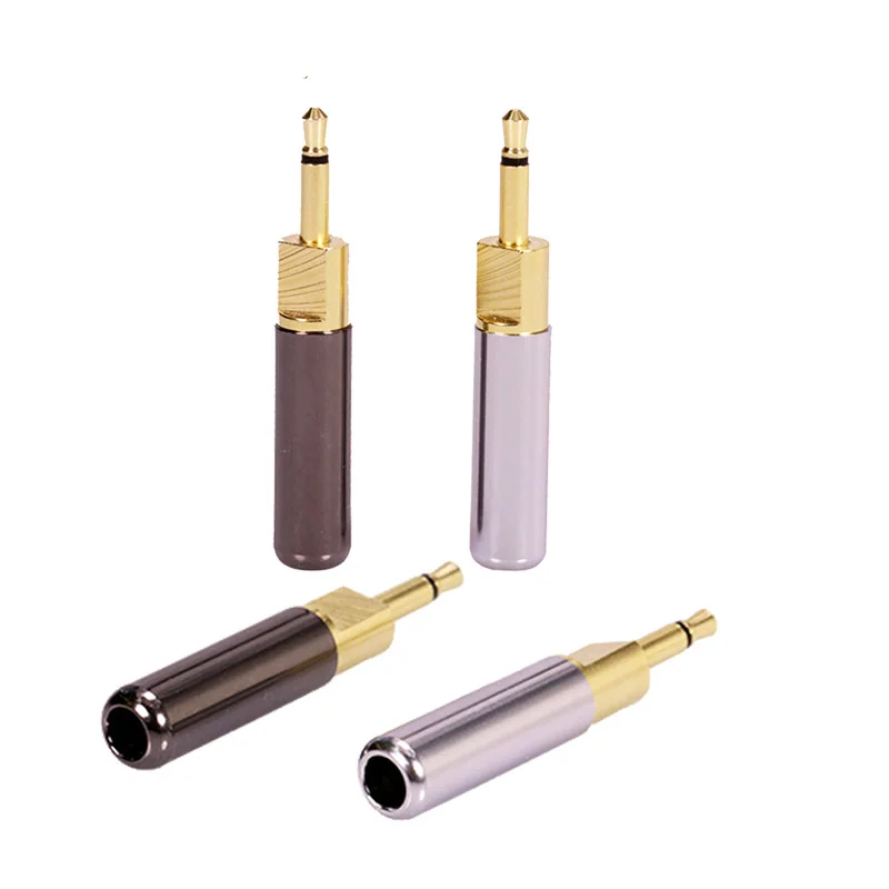 100 Pieces 6 35mm Male to 3 5mm Female Gold Plated Headphone Stereo Audio Jack Adapter Earphone Plug