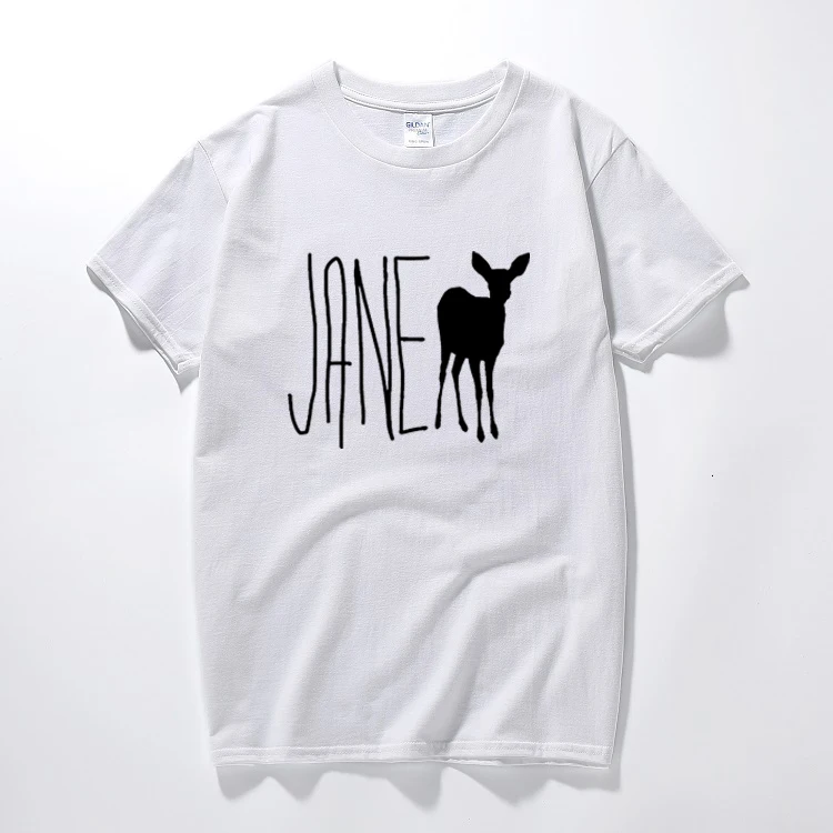 White One yona Life Is Strange Jane Doe, хлопковая футболка для мужчин с круглым вырезом, для фитнеса, хип-хоп, брендовая одежда для подростков - Цвет: White