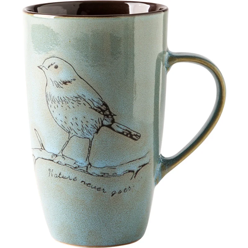 

Birds Pattern Ceramics Mugs coffee mug Milk Tea office Cups Drinkware the Best birthday Gift with Gift Box for friends SALE