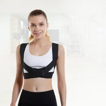 

Cross Invisible Back Posture Orthotics Corrector Support Braces Shoulder Chest Belt Corset Spine Support Belt Correction Band