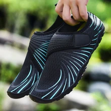 Летняя пляжная обувь; Мужская водонепроницаемая обувь из сетчатого материала; Женская быстросохнущая водонепроницаемая обувь; женская обувь