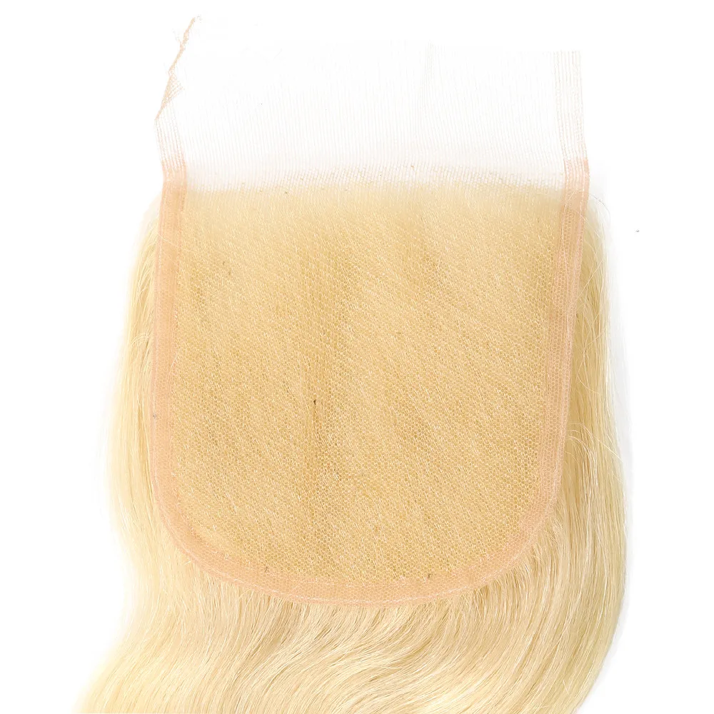 Acehair 613 медовый блонд 3 пряди с закрытием перуанские объемные волны 10-30 дюймов человеческие волосы Remy