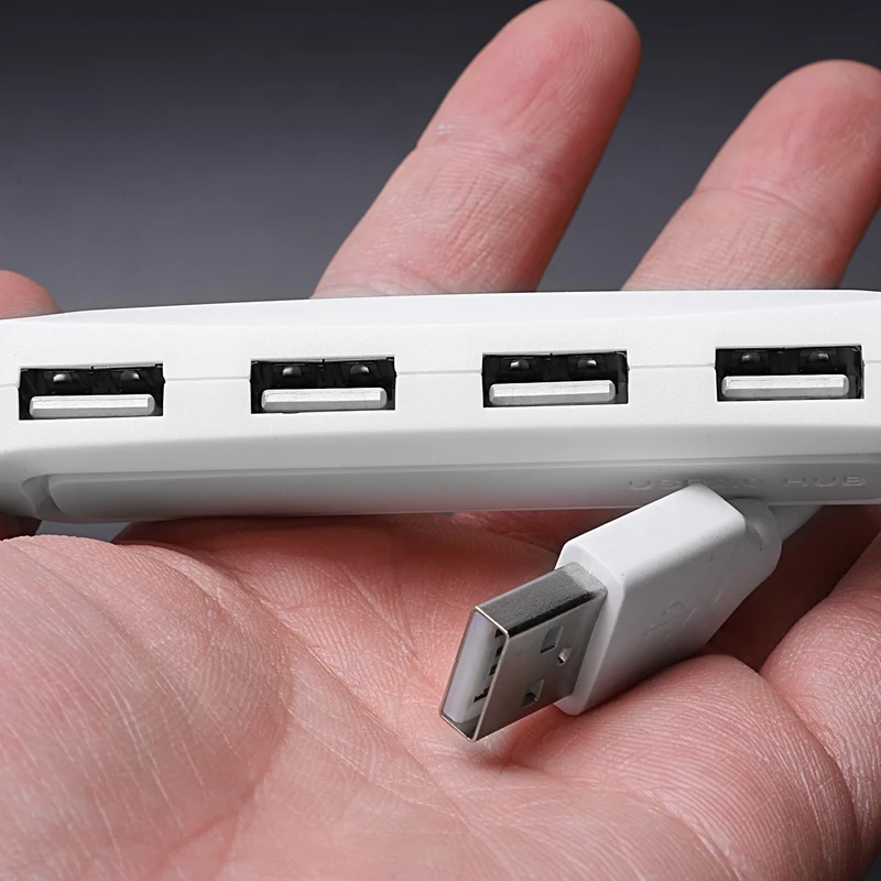 Ультратонкие модели 1-4 Usb2.0 концентратор 4-портовый высокоскоростной хаб передачи данных разветвитель