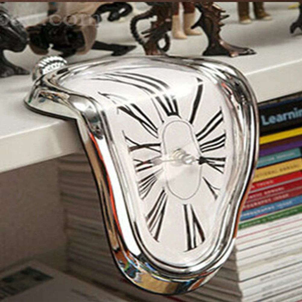 Новые Surreal плавильные искаженные настенные часы Surrealist Salvador Dali стиль настенные часы удивительные украшения дома подарок