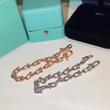 Популярный бренд, ювелирные изделия из чистого 925 пробы серебра для женщин, цепочка, Круглый браслет, браслет с замком, цепочка, браслет из серебра 925 пробы, вечерние ювелирные изделия на запястье