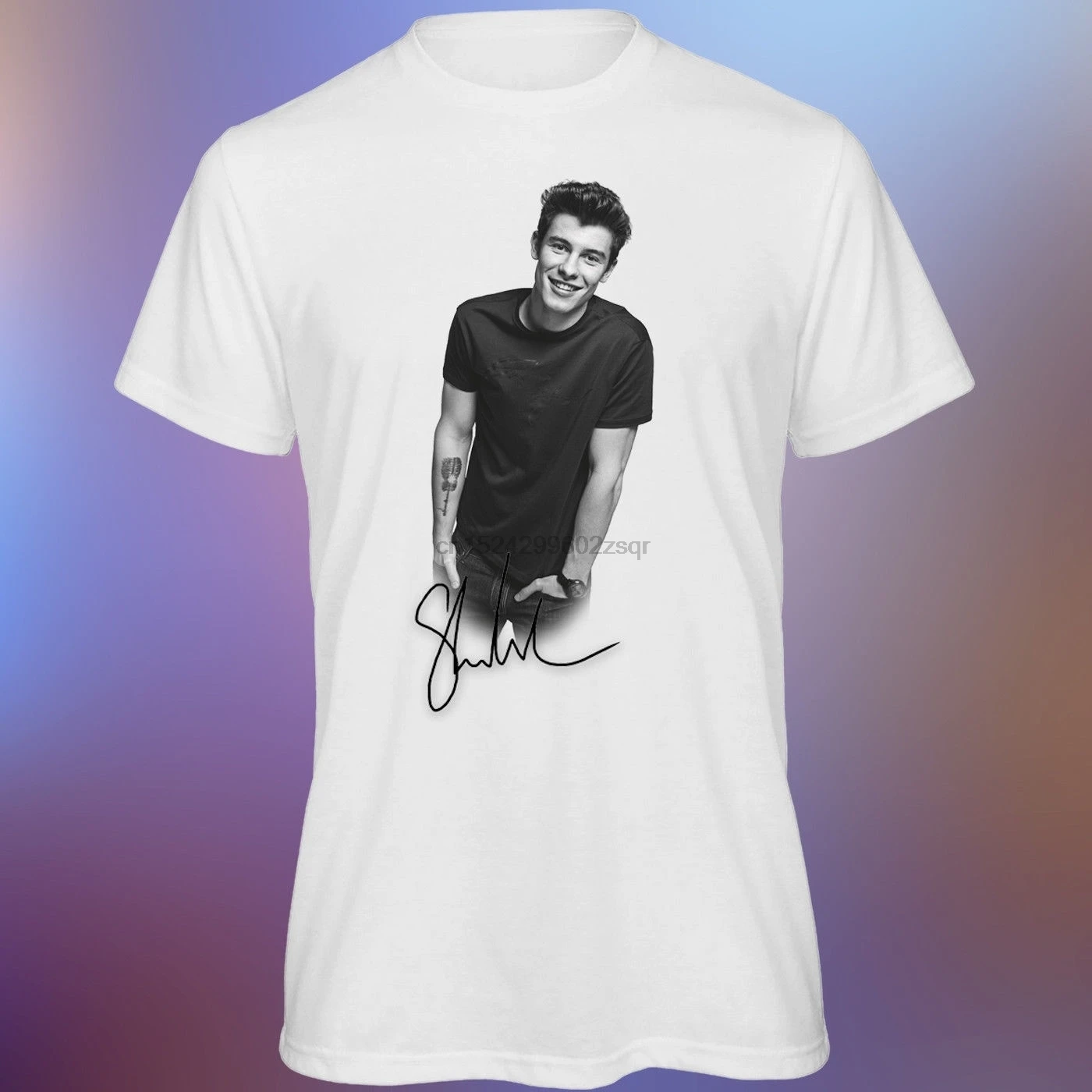 Shawn Mendes Music Album Tour Illuminate Autograph T Shirt