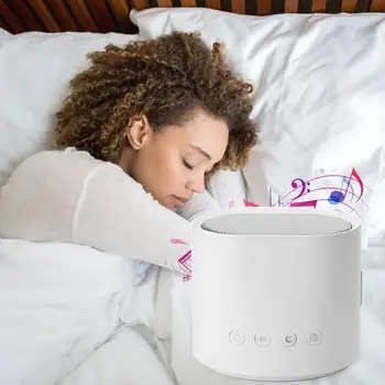 

White Noise Sleep Sound Machine Excellent Durable ABS Engineering Plastics Rechargeable Timed Sleeping Music Relax Soother