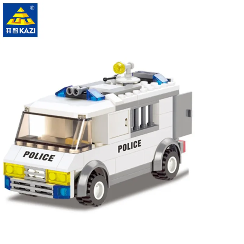 playmobil police van and boat