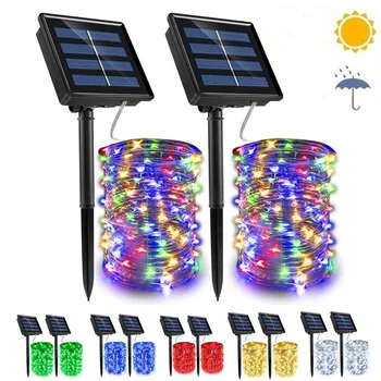 

200LED Solar Powered String Lights Waterproof Fairy String Copper Wire Lights for Party, Garden,Yard,Wedding,Christmas Decor