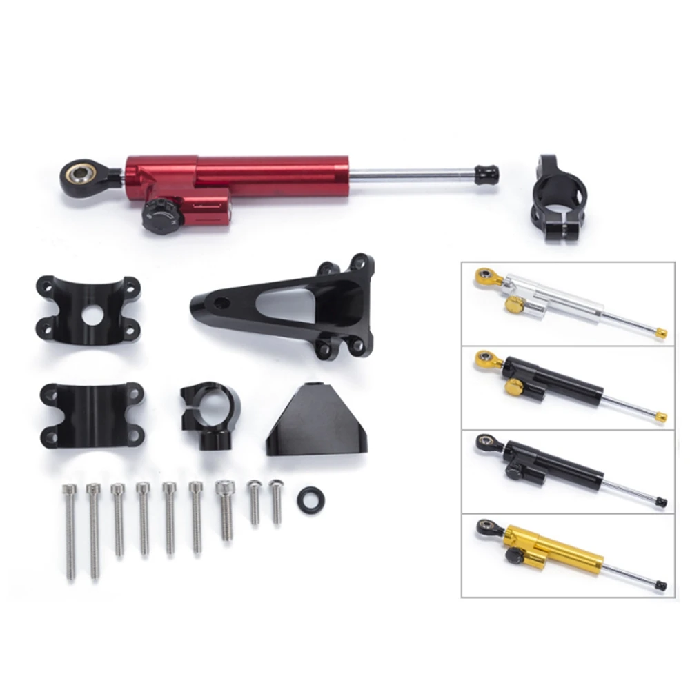 

Motorcycle CNC Steering Damper Stabilizerlinear Reversed Safety Control with Bracket For HONDA CBR600 F4I 2001-2007