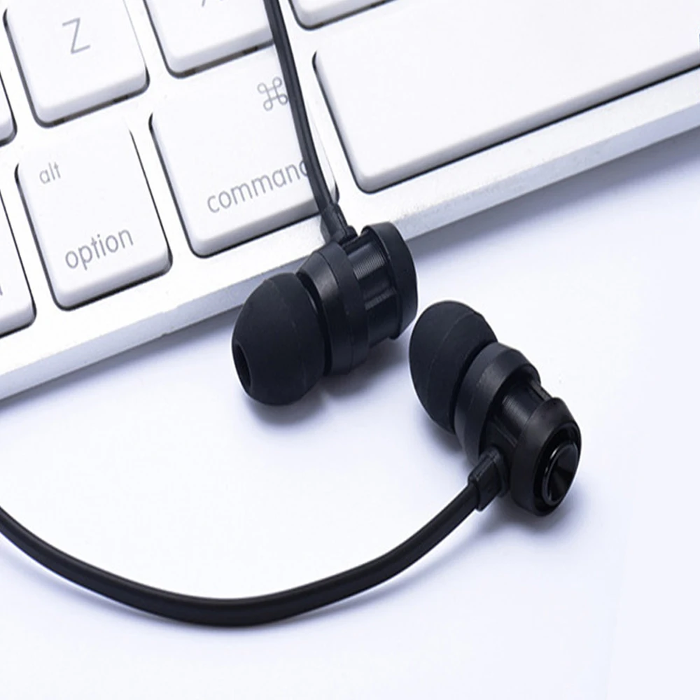 Наушники-вкладыши проводные наушники бас двойной привод стерео HiFi с микрофоном компьютерные наушники для iPhone Xiaomi Спорт