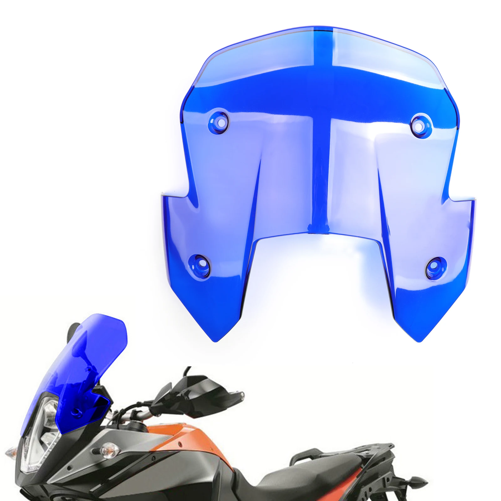 Artudatech Новое переднее короткое ветровое стекло для KTM 1050 1190 ADV Adventure МОТОЦИКЛ ABS ветровое стекло детали двигателя