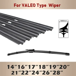 Premium Soft Natural Rubber Wiper Blade Refill Strips - 22 inch 550mm
