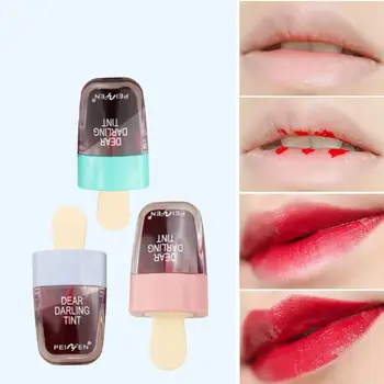 

5PCS / Set Lip Gloss Set Ice Cream Shape Lipstick Water Lip Lip Lip Liquid Liquid Lipstick Pearl Gloss Dye Glaze M3W4