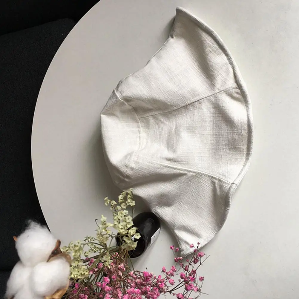 Studyset Stringy selvedge льняная женская летняя универсальная Солнцезащитная льняная Кепка для путешествий короткий край